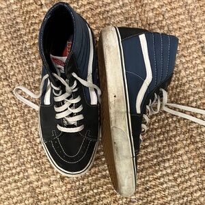 Men’s High-Top Sneakers - Black and Blue